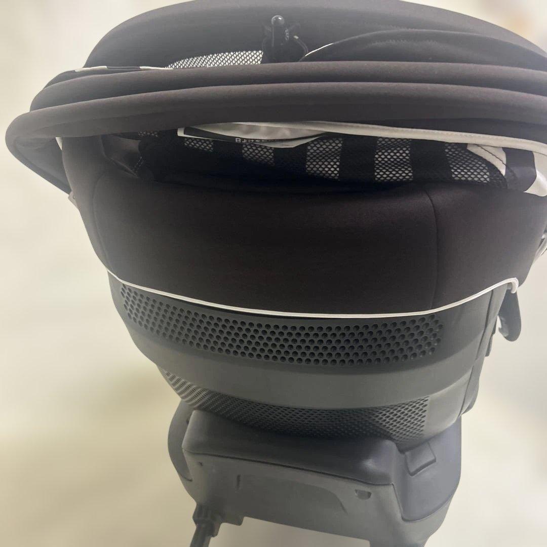 【美品】エールべべ　クルット4 oui isofix ブラウン　インナーパッド