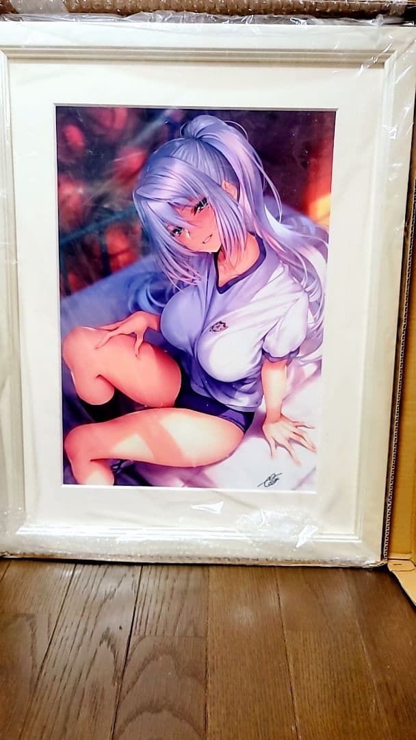 ピロ水 はにかみ彼女 天竺綴 複製原画