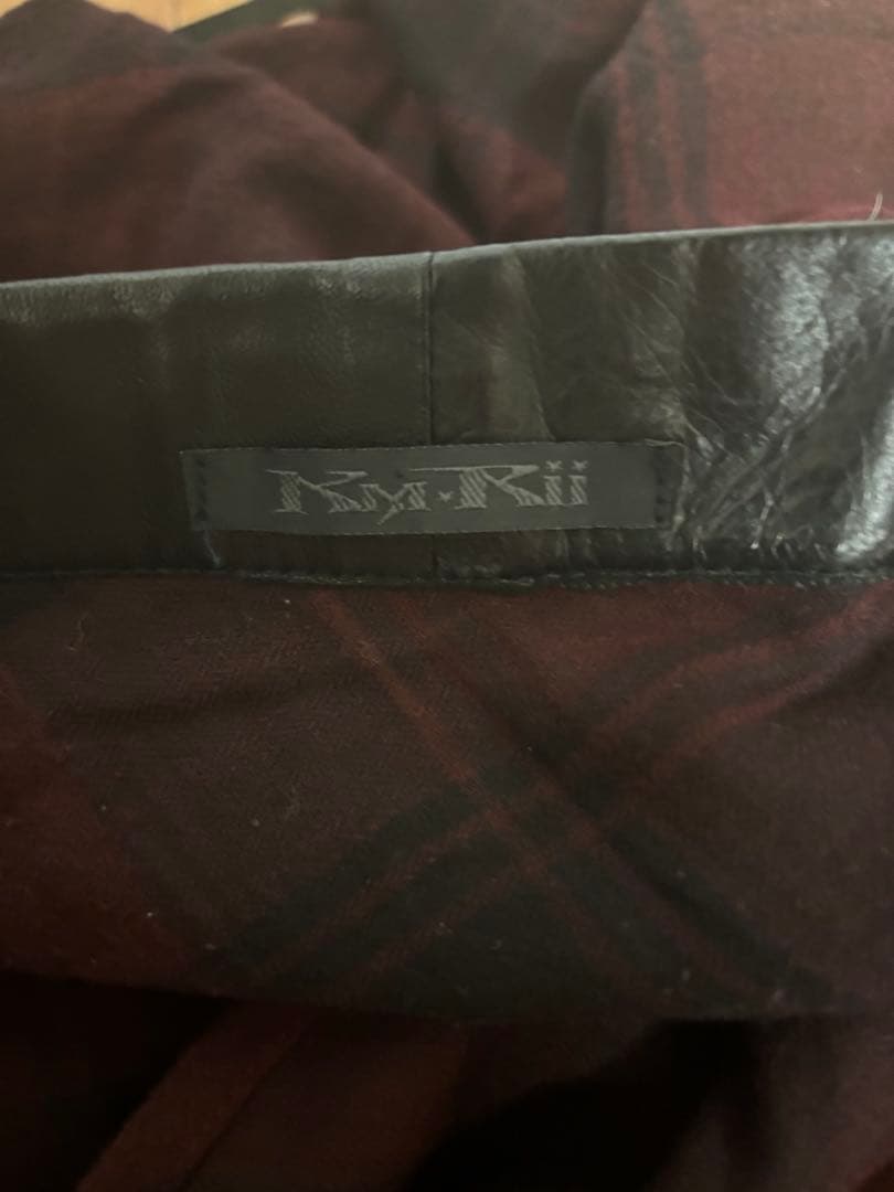 【health】kmrii 初期 巻きスカート hyde着用 チェック