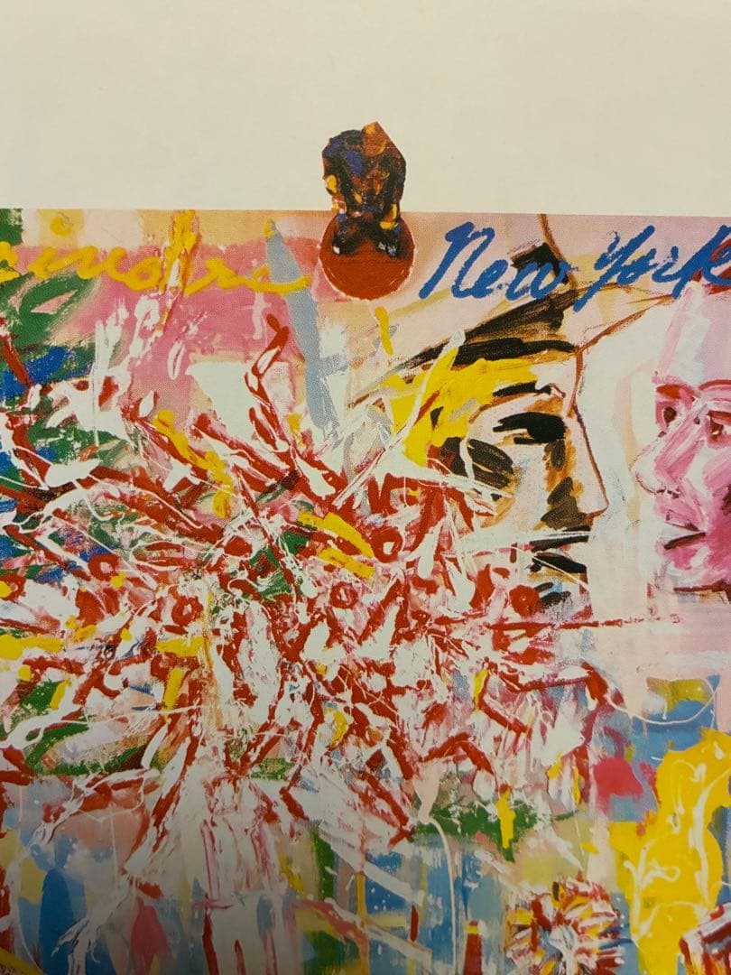 横尾忠則デザインポスター★CHARIVARI /NEW YORK/1983