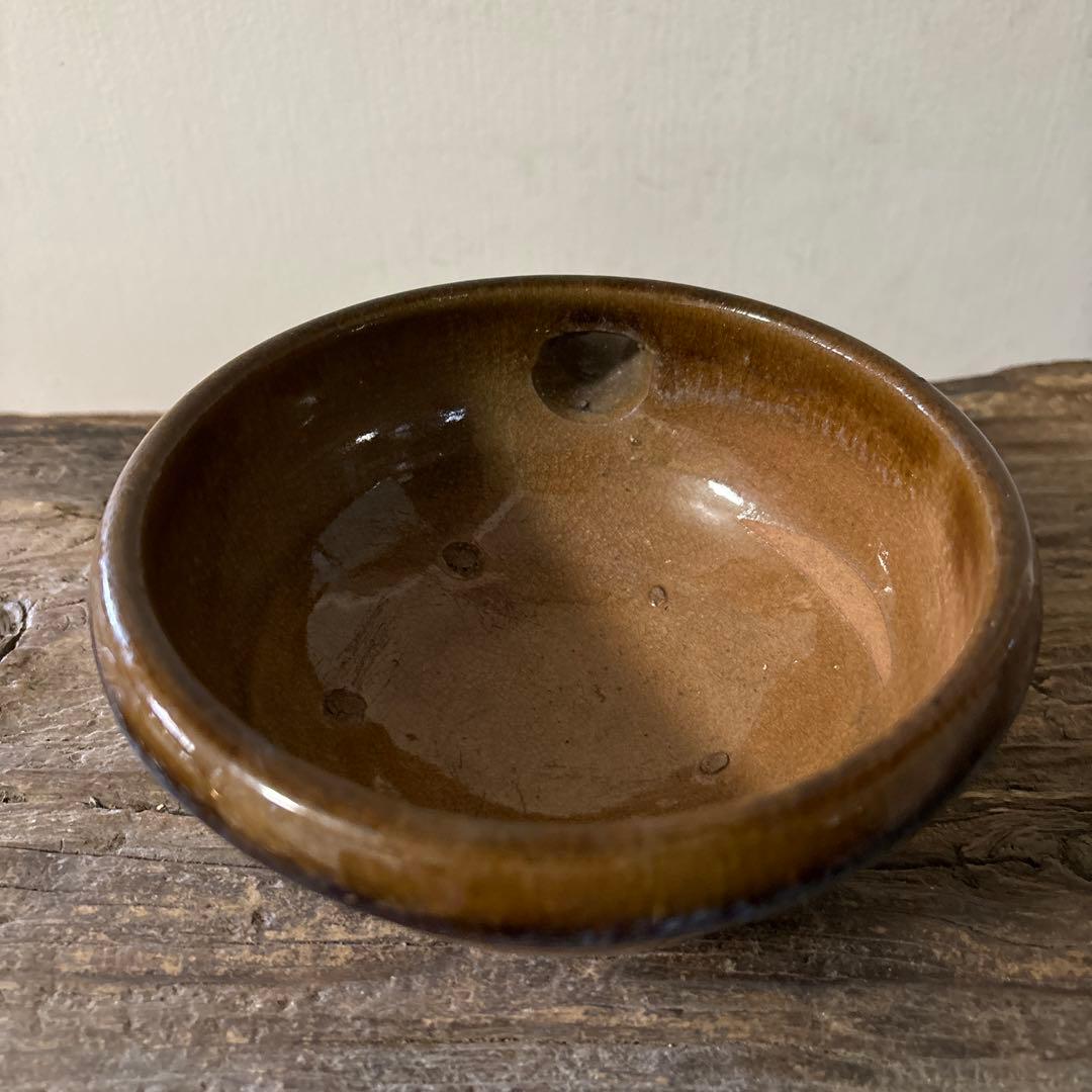 古い小砂焼片口　平清水　酒器　アンティーク　骨董　古民芸　検:白洲正子　李朝