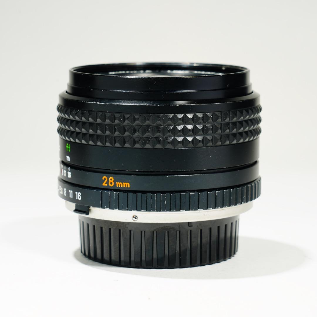 【美品】動作◎ ミノルタ MC W.ROKKOR 28mm F2.8 012