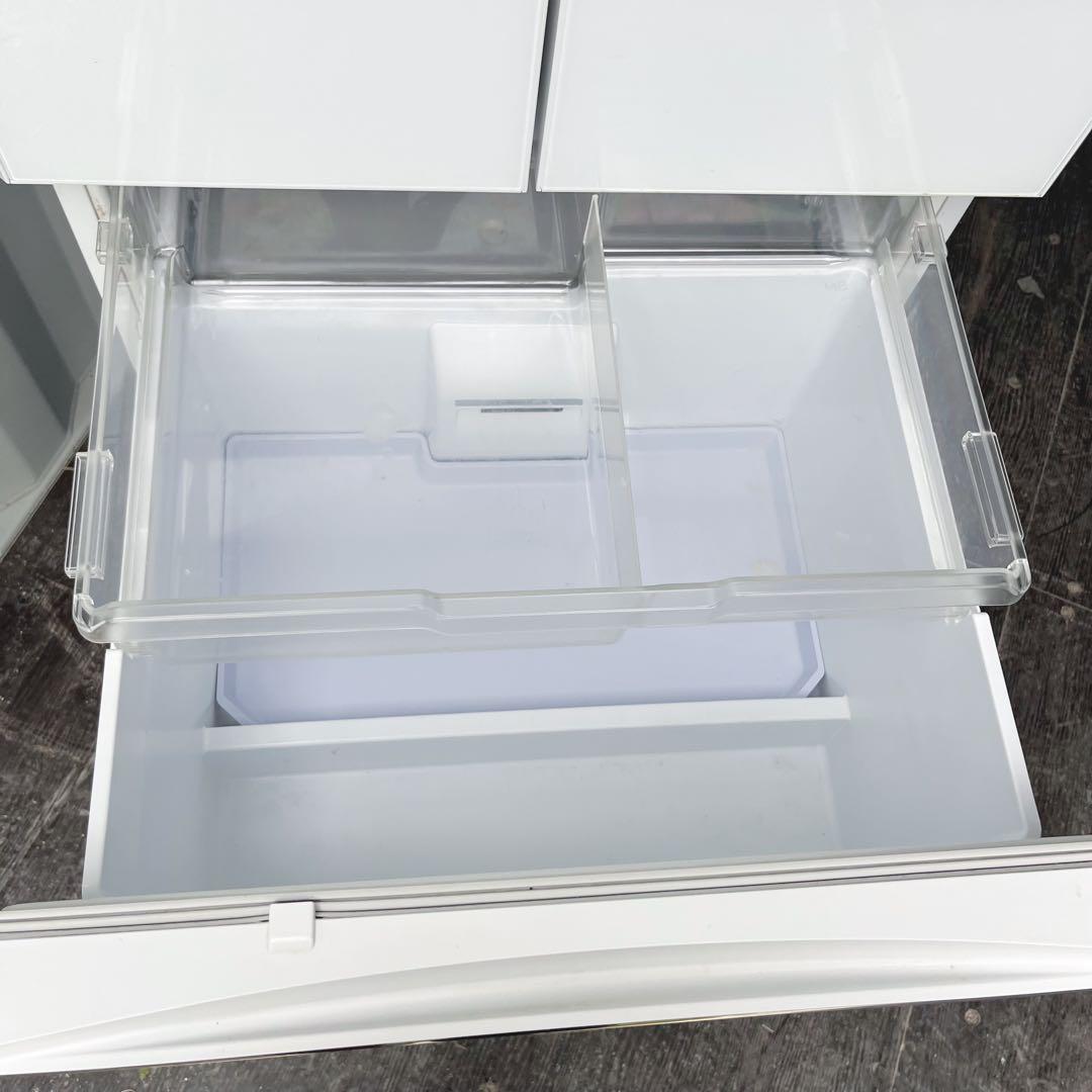 39取付無料！三菱ワイドチルドルーム搭載おしゃれホワイトインテリア5ドア冷蔵庫