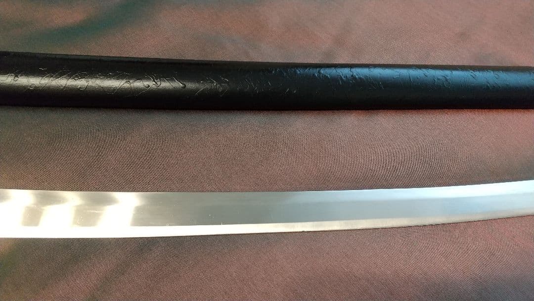 【直刃紋様】模造刀 小鍔 刀剣 大刀 模擬刀 拵え刀 katana sword