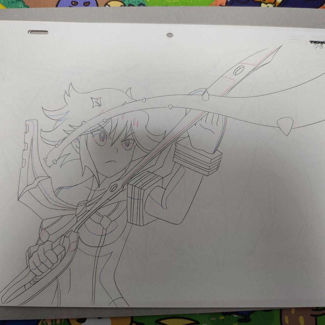 キルラキル 生動画 纏流子 鬼龍院皐月 過去 鮮血 トリガー