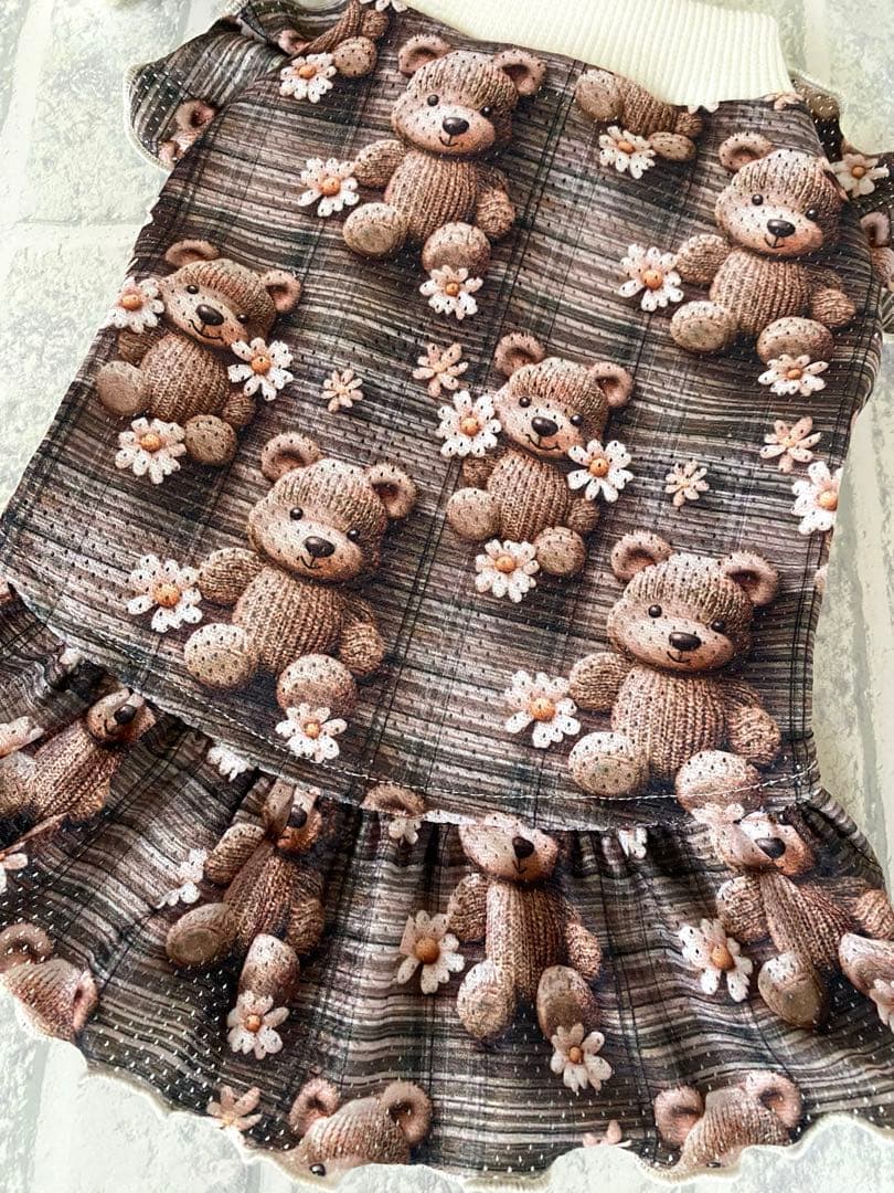 犬服 ワンピース(Ｓ) ꒡̈⃝Lily꒡̈⃝ハンドメイド