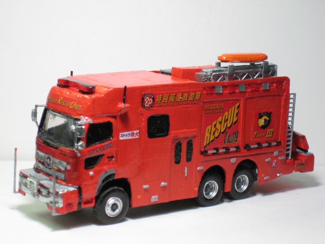 TINY　日野500(日本名プロフィア)改　特別高度救助隊大型救助工作車