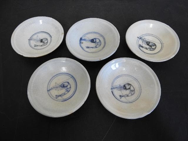 古曽部　小皿　5客　MA530