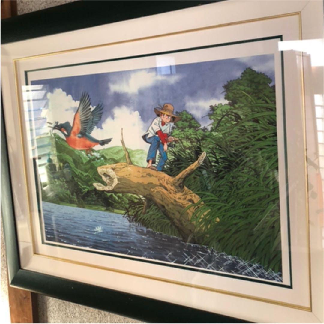 保証書あり‼️手渡し希望‼️矢口高雄先生直筆サイン入り　カワセミ　釣りキチ三平