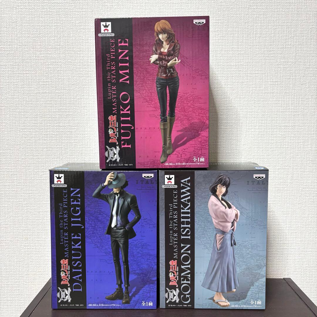 ルパン三世　次元　五ェ門　不二子　MSP フィギュア