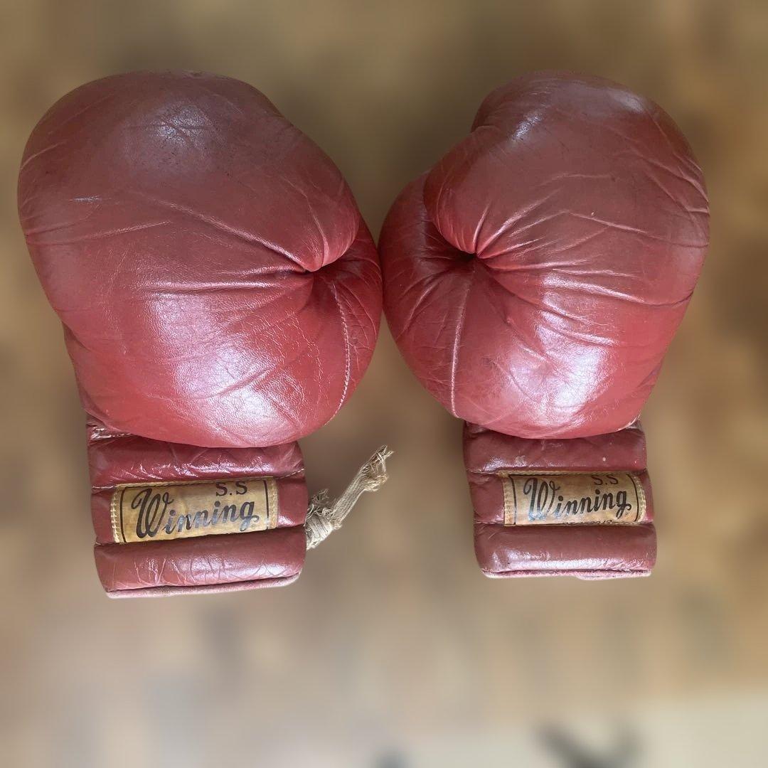 Winning S.S. ボクシンググローブ レッド　旧デザイン12オンス