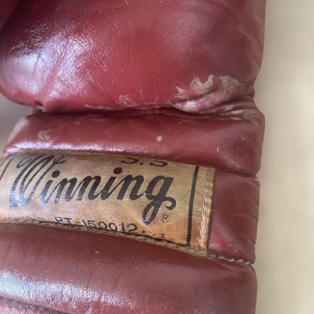 Winning S.S. ボクシンググローブ レッド　旧デザイン12オンス