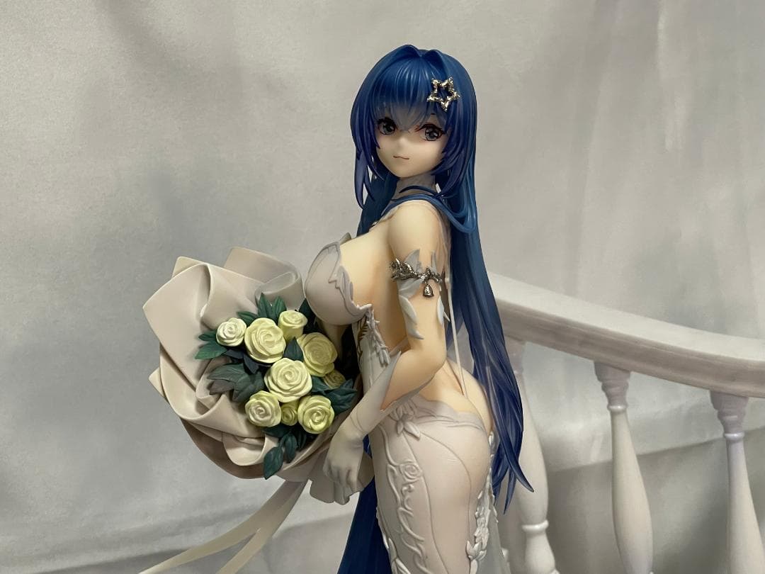 【ほぼ新品】アズールレーン ニュージャージー スノーブライドラブ フィギュア