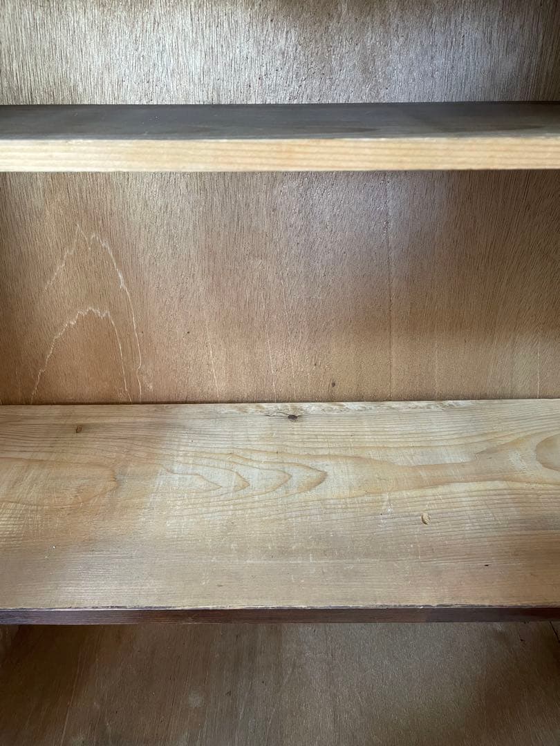 木製チェッカー模様　収納棚