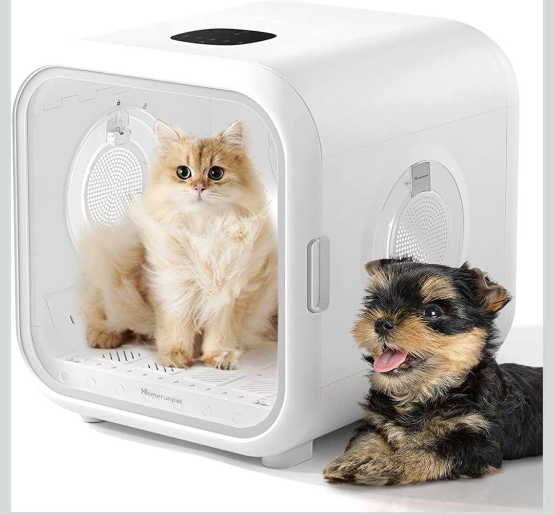 runpet ドライルーム ペット乾燥機 ペット用ドライヤー ホワイト