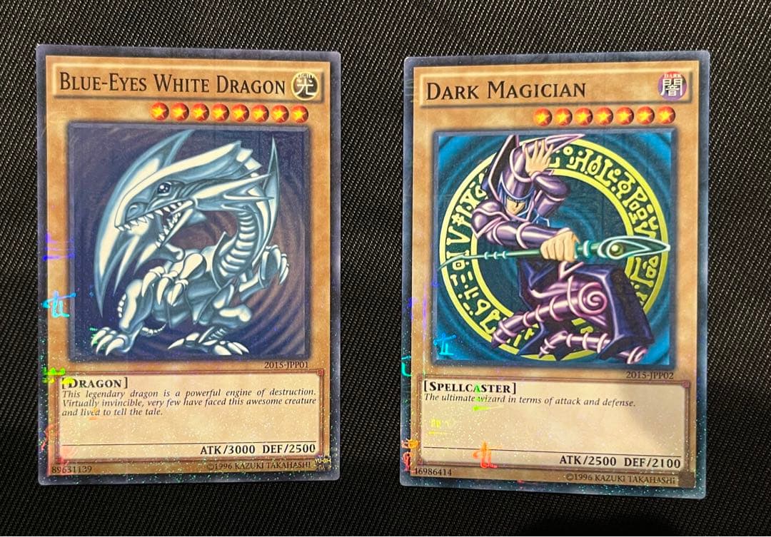 遊戯王　青眼の白龍　ブラックマジシャン　wcs2015 ミレニアムレア　開封品