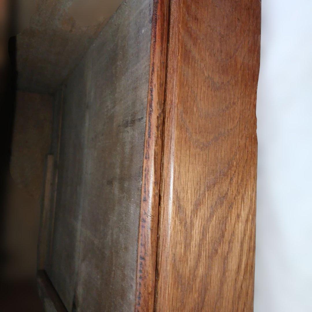 や*す様 レトロ　年代物　木製火鉢 引き出し付き 銅製内装