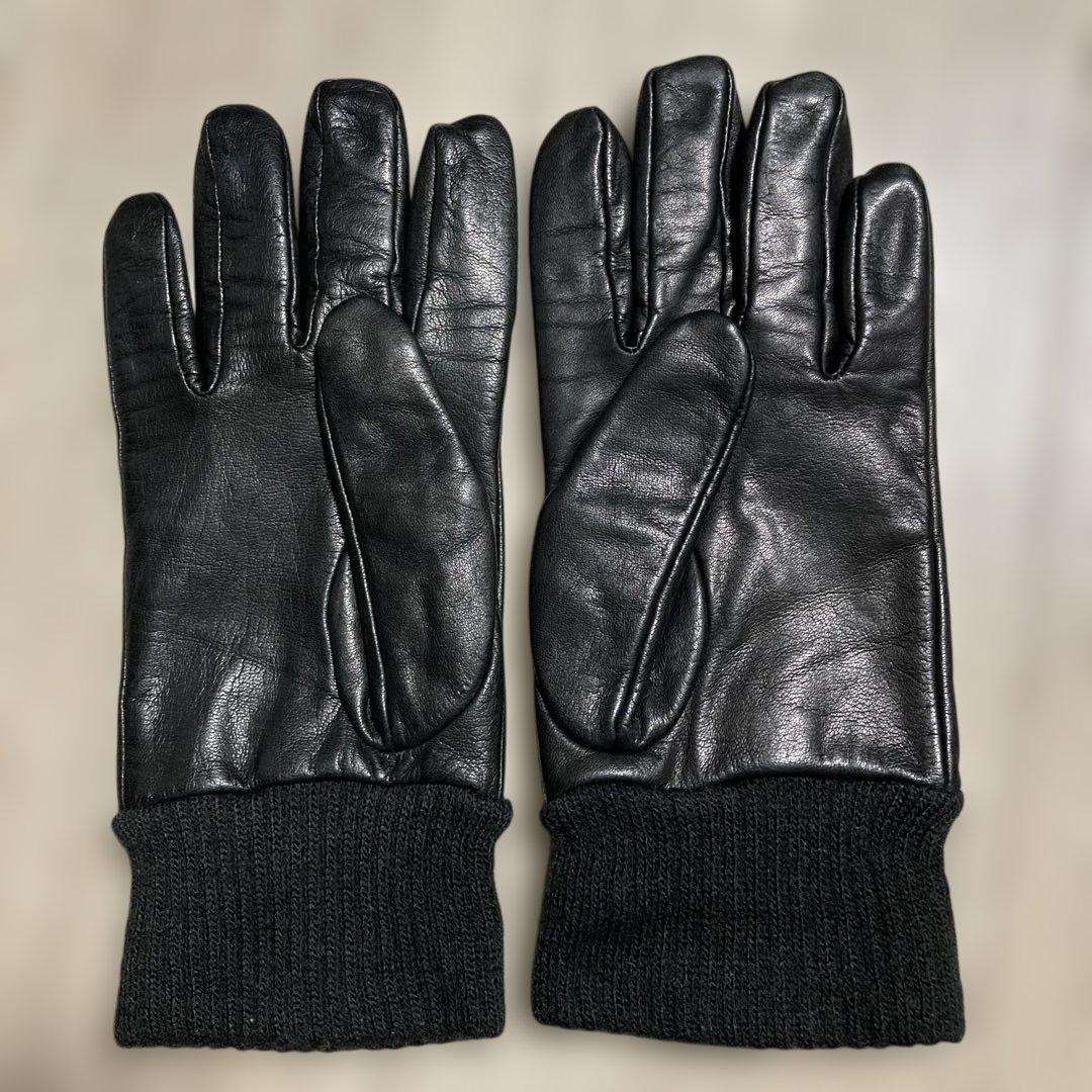 ヒステリックグラマー レザーグローブ　スタッズ　黒