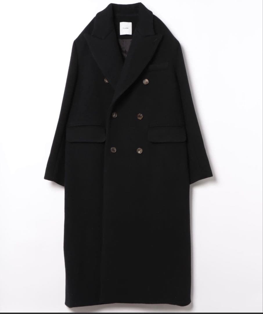 ジャケット・アウター CLANE PEAKED LAPEL OVER LONG COAT