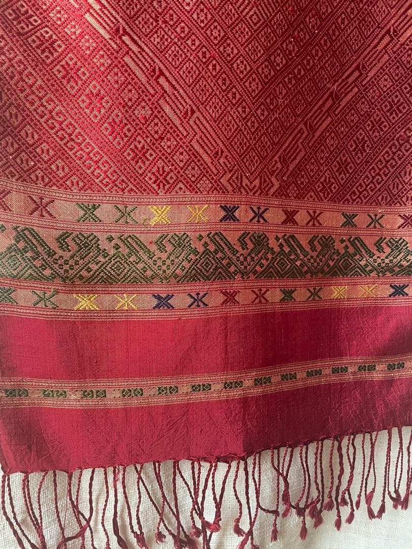 アンティークタイシルク　手織