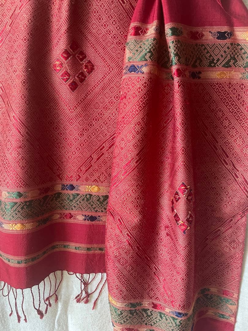 アンティークタイシルク　手織