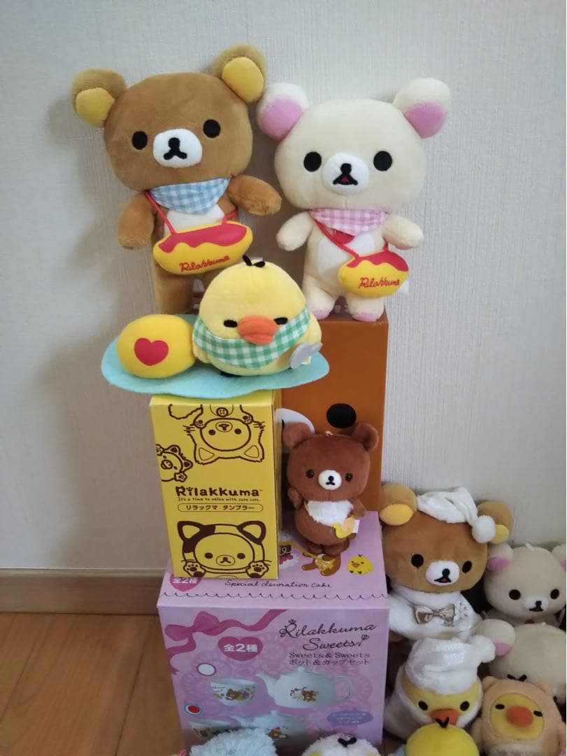【rakutao公式アカウント01】 リラックマ ぬいぐるみセット110点