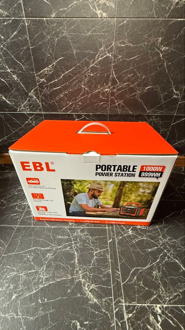 EBL ポータブル電源 1000W 999Wh/270000mAh