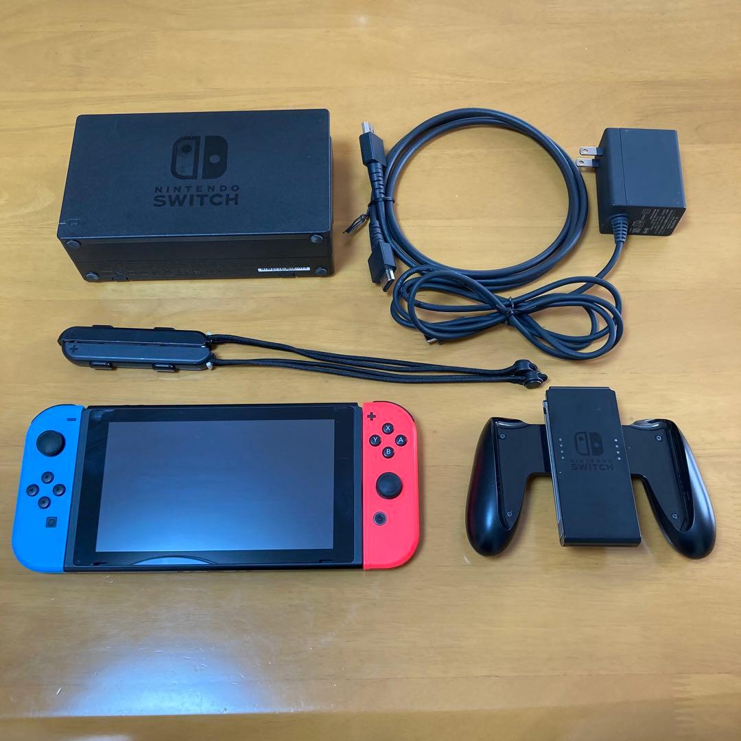 【美品】Nintendo Switch 本体セット（付属品完備・動作確認済み）