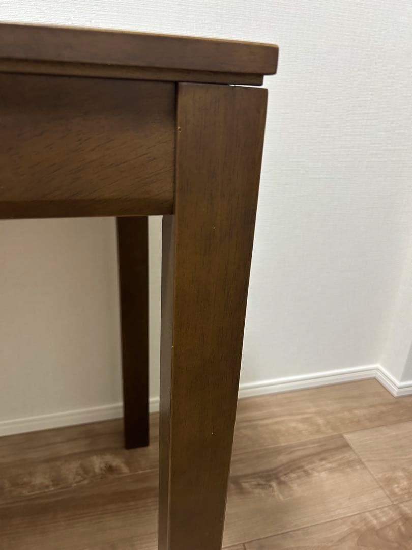 ベルメゾン省スペースパソコンデスク 100cm×50cm×高さ72cm ブラウン