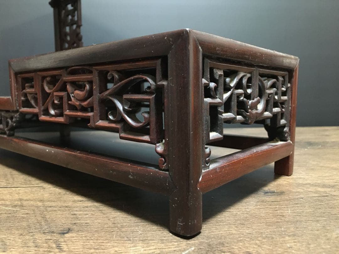 骨董　時代物　花台飾台