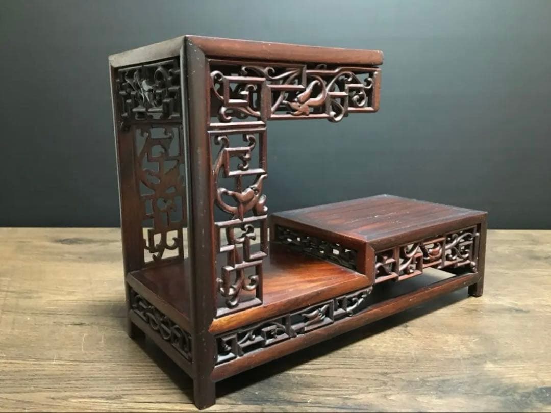 骨董　時代物　花台飾台