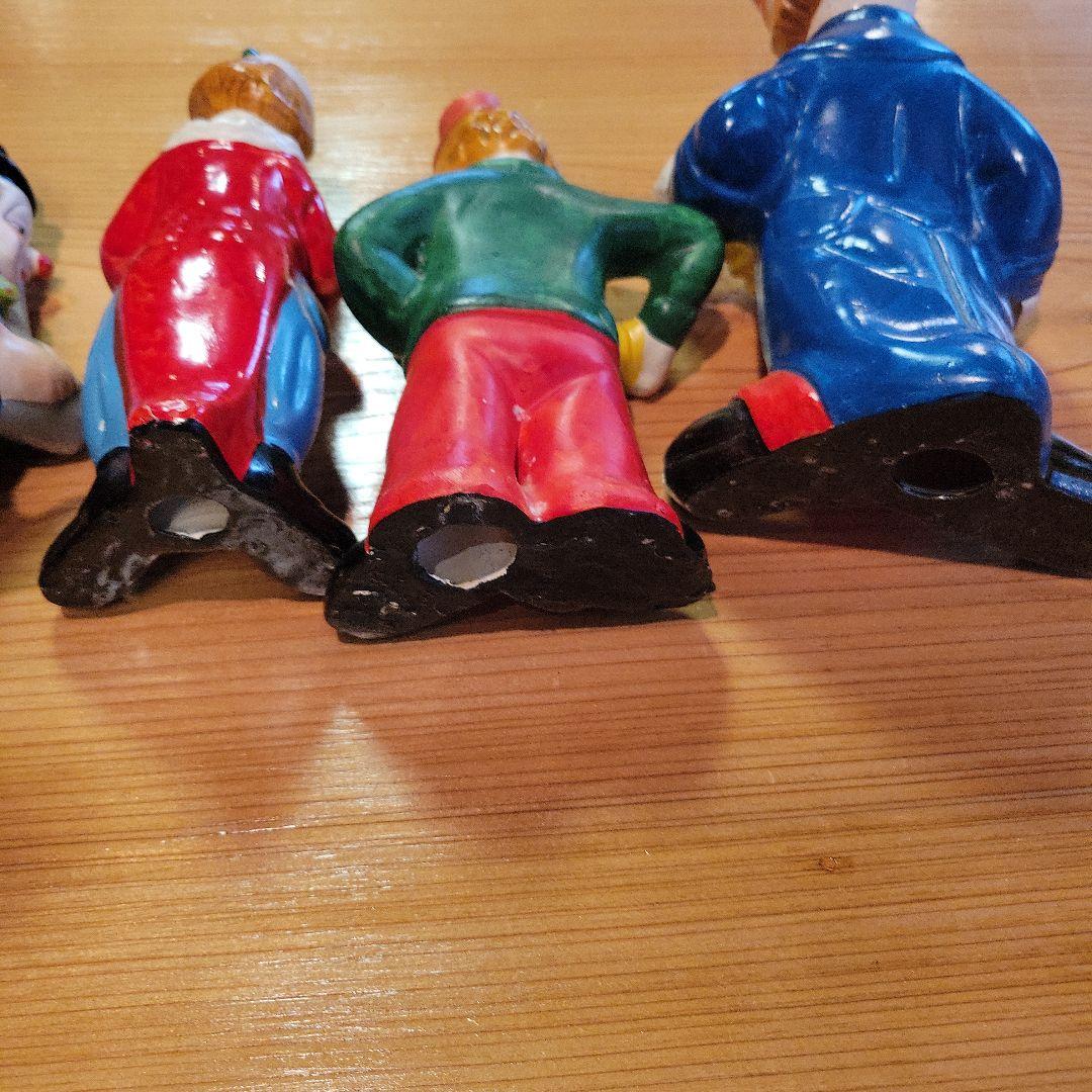 ピエロ アンティーク 陶器 5体