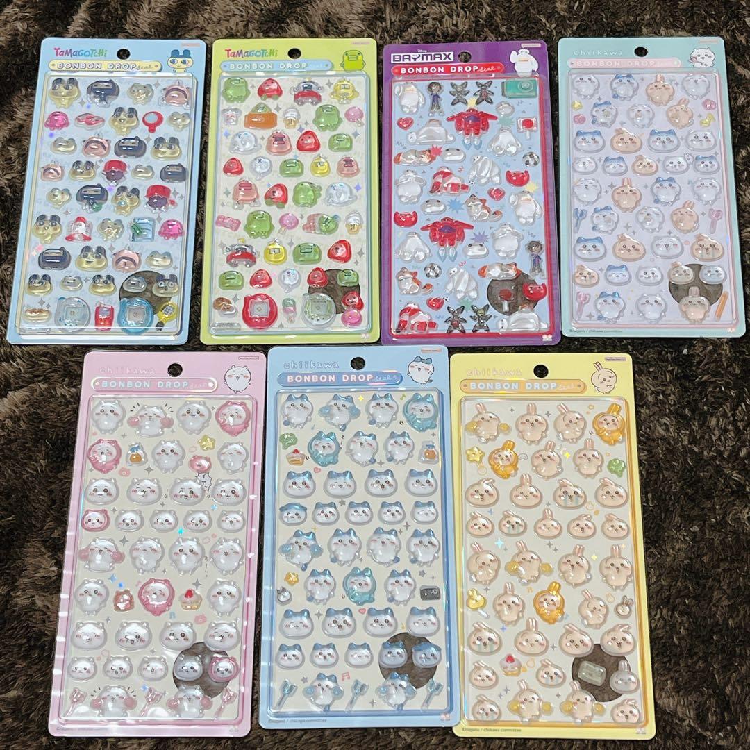 【正規品】ボンボンドロップシール　7枚セット