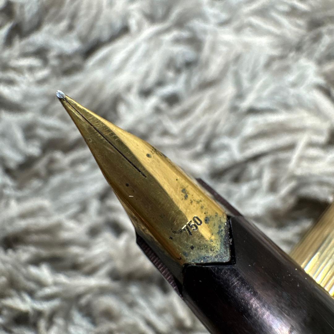 MONT BLANC モンブラン 750 万年筆 ゴールドキャップ