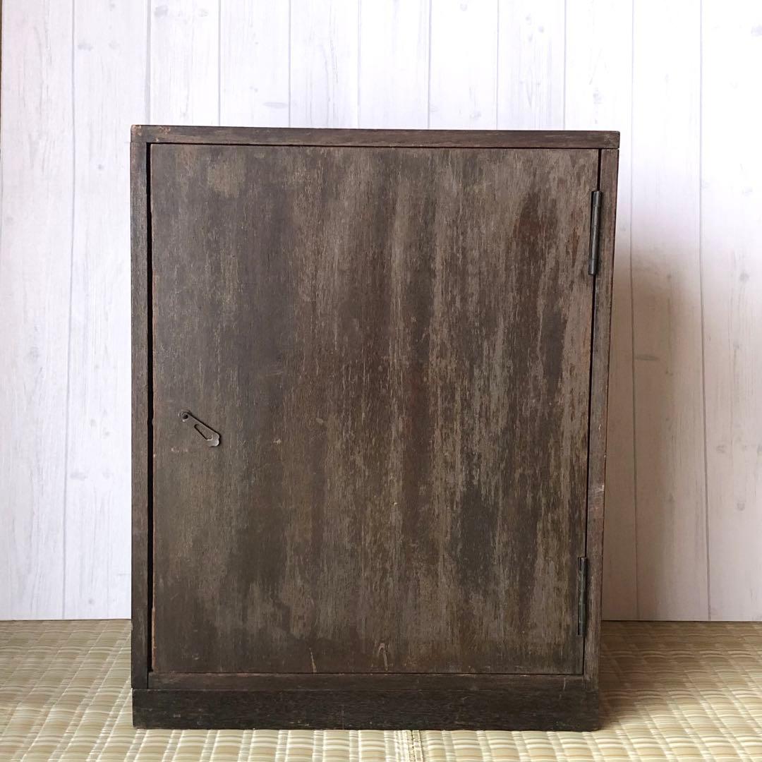 小物入れ　収納棚　ヴィンテージ　昭和レトロ　オーダー家具　貴重