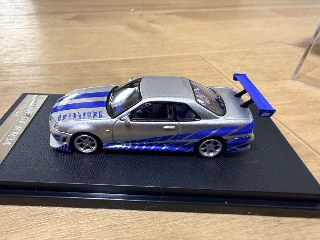 timemicroスカイライン GT-R R34 ミニカー 1/64