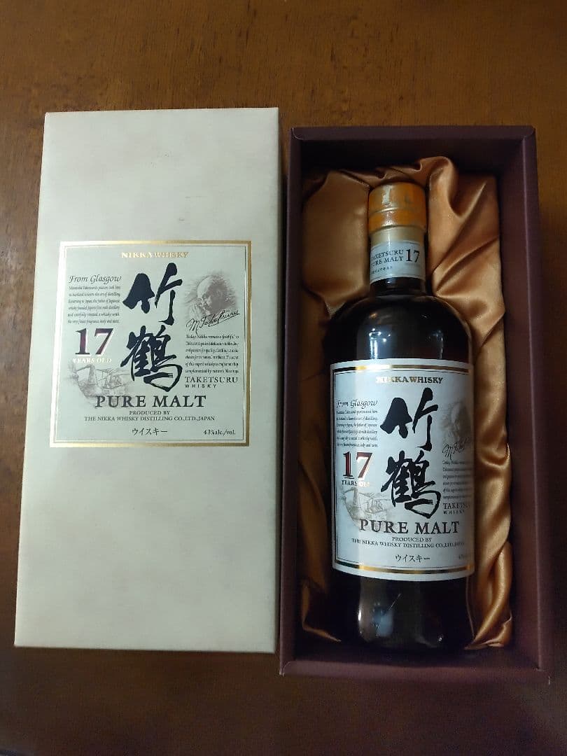 NIKKA WHISKY 竹鶴 17年 ピュアモルトウイスキー　古酒