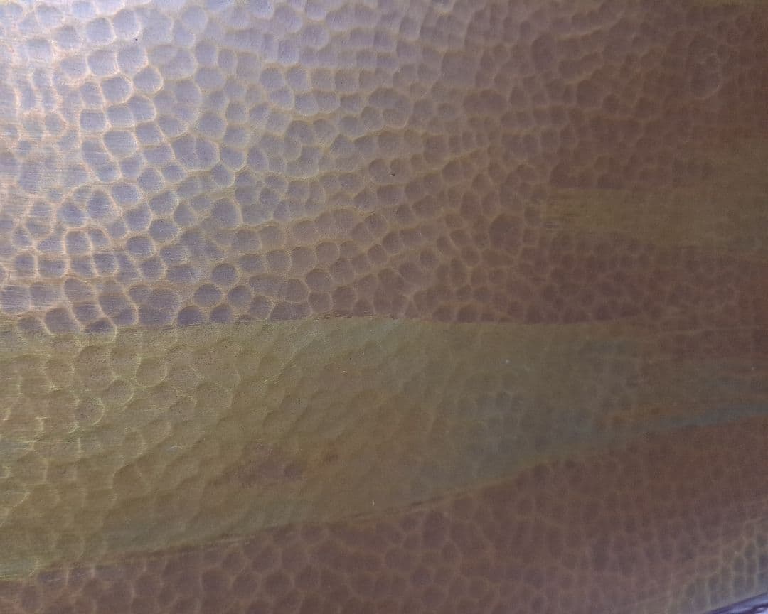 鎚起銅器 額皿 長方膳 人間国宝 玉川堂 六代目 玉川政男