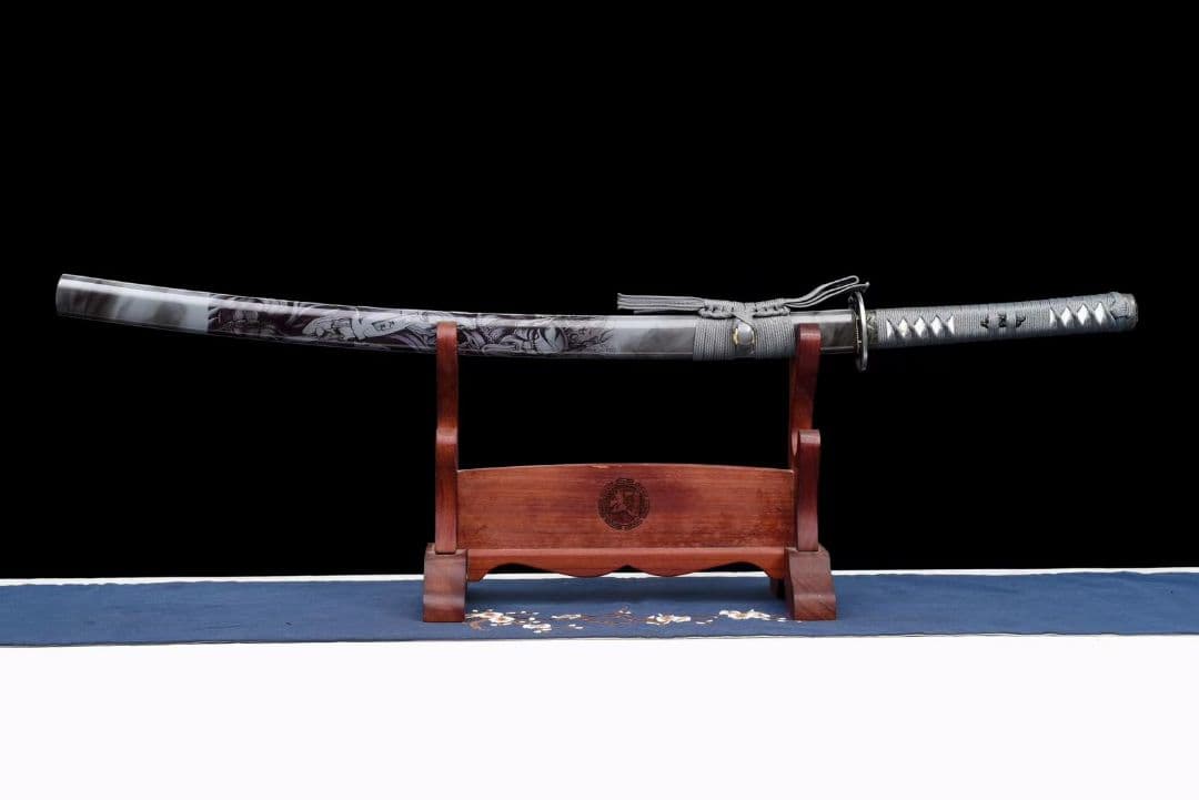 【天魔武士】古兵器 刀装具 日本刀　模造刀 居合刀 武士道 鑑賞用 美術刀