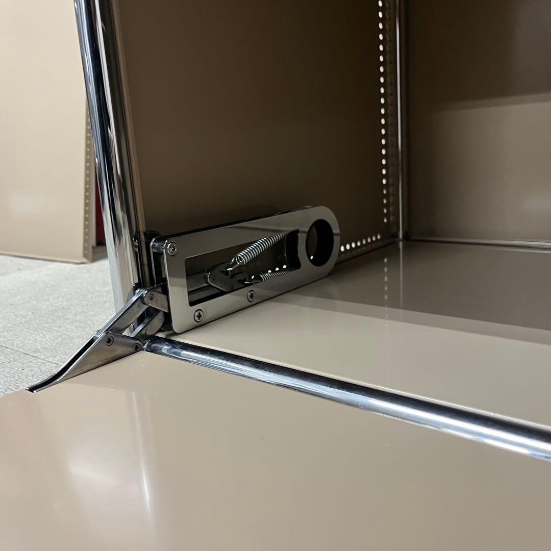 ★正規品★USMハラー １列２段　ガラス天板、ベージュ色