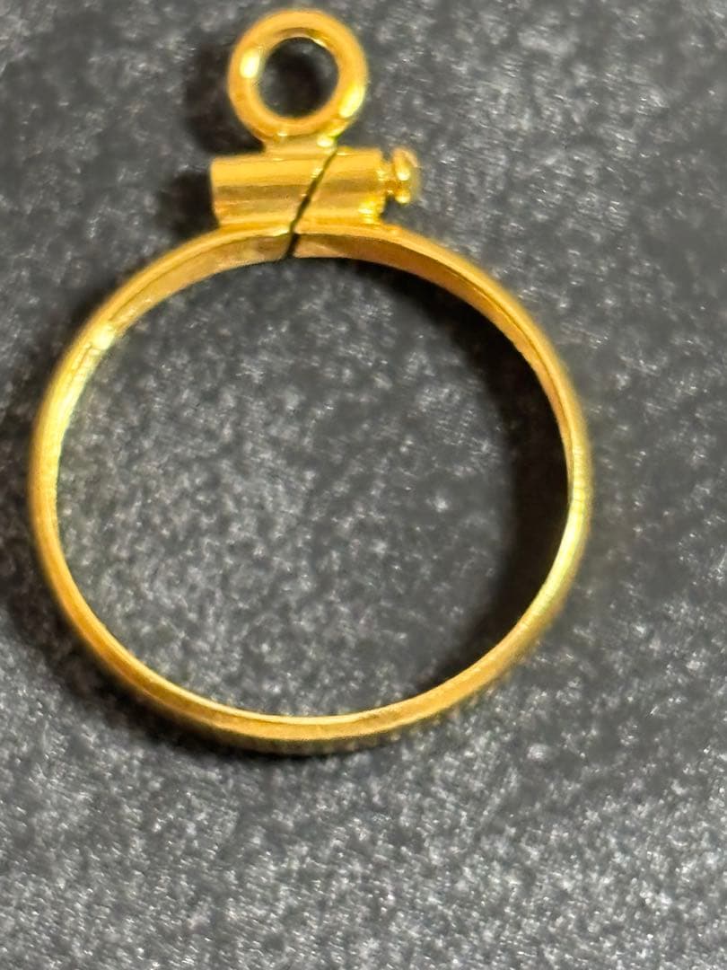 k*i様 メイプルリーフ金貨1/10オンス用、フレーム 12KGF