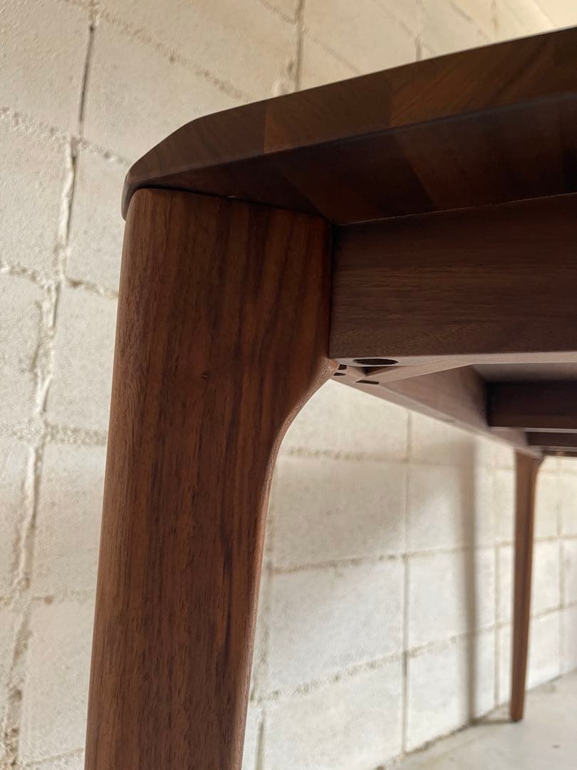 コスパクリエーション　天然木 ウォールナット 無垢材　ダイニングテーブル