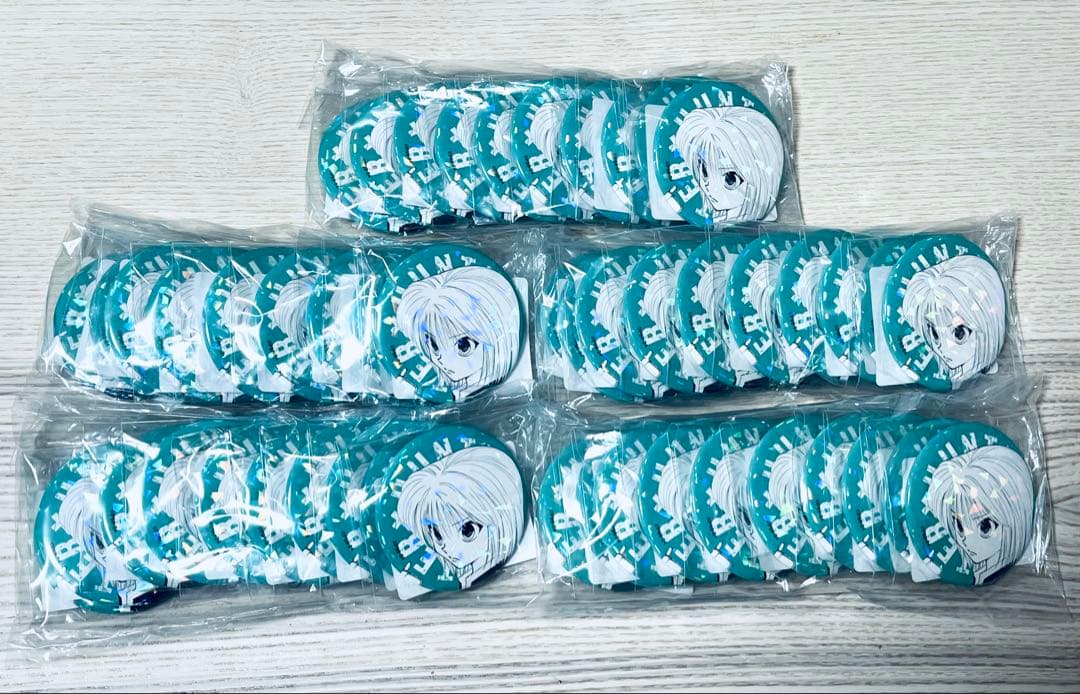 ハンターハンター オールスター缶バッジ クラピカ 50点セット