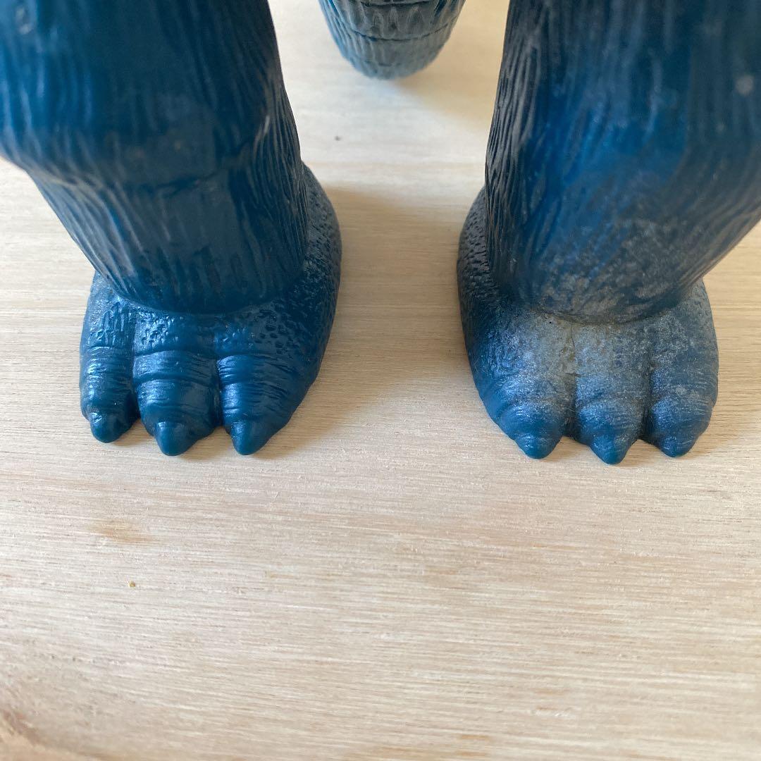 ゴジラ　50年以上前　フィギュア　赤目　 ソフビ　　ブルマァク