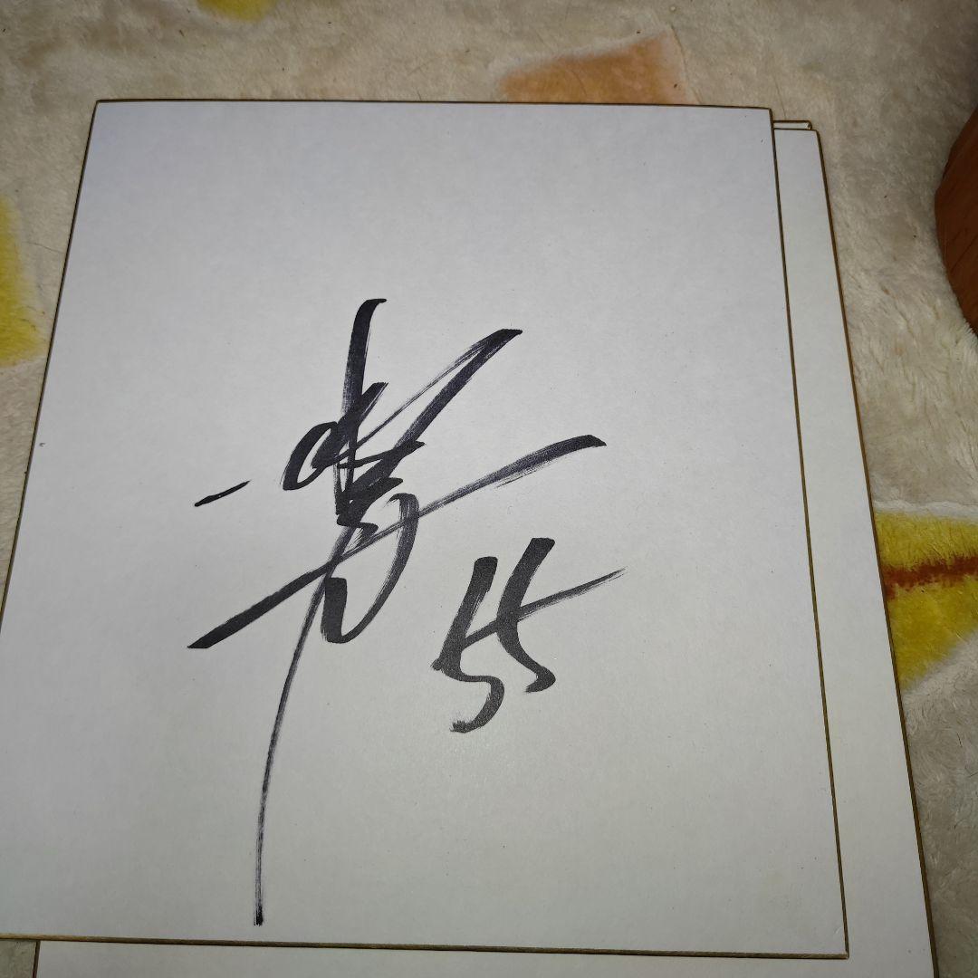 ジャイアンツ時代の55番　松井秀喜選手の直筆のサイン５種類【非売品】