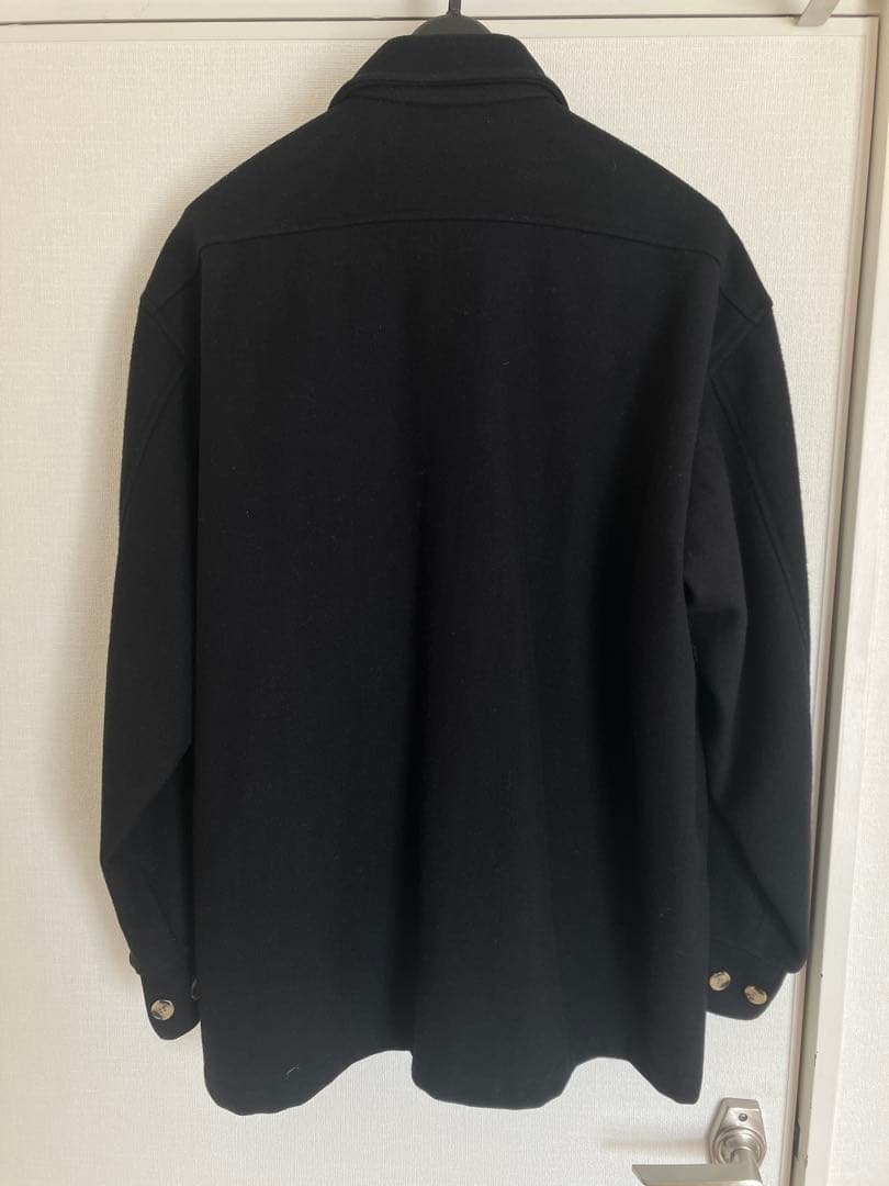STUSSY ブラック　ウールジャケット Sサイズ