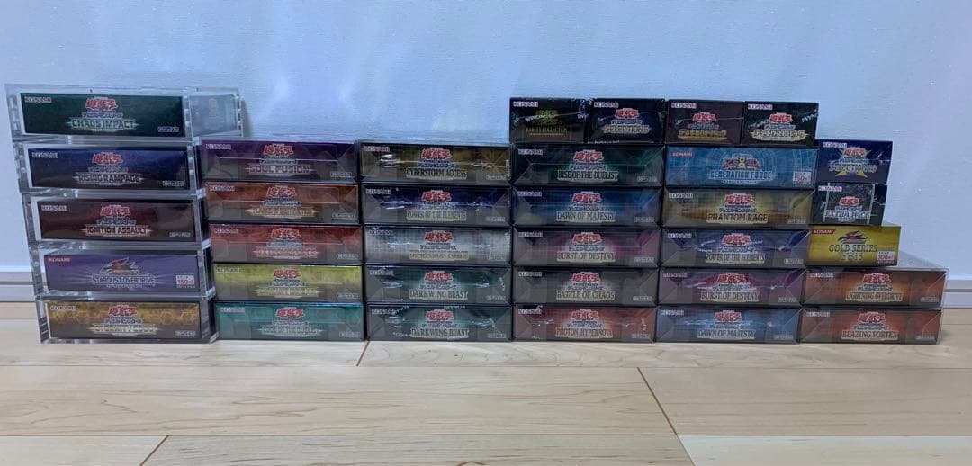 遊戯王　引退品　未開封34BOXまとめ売り