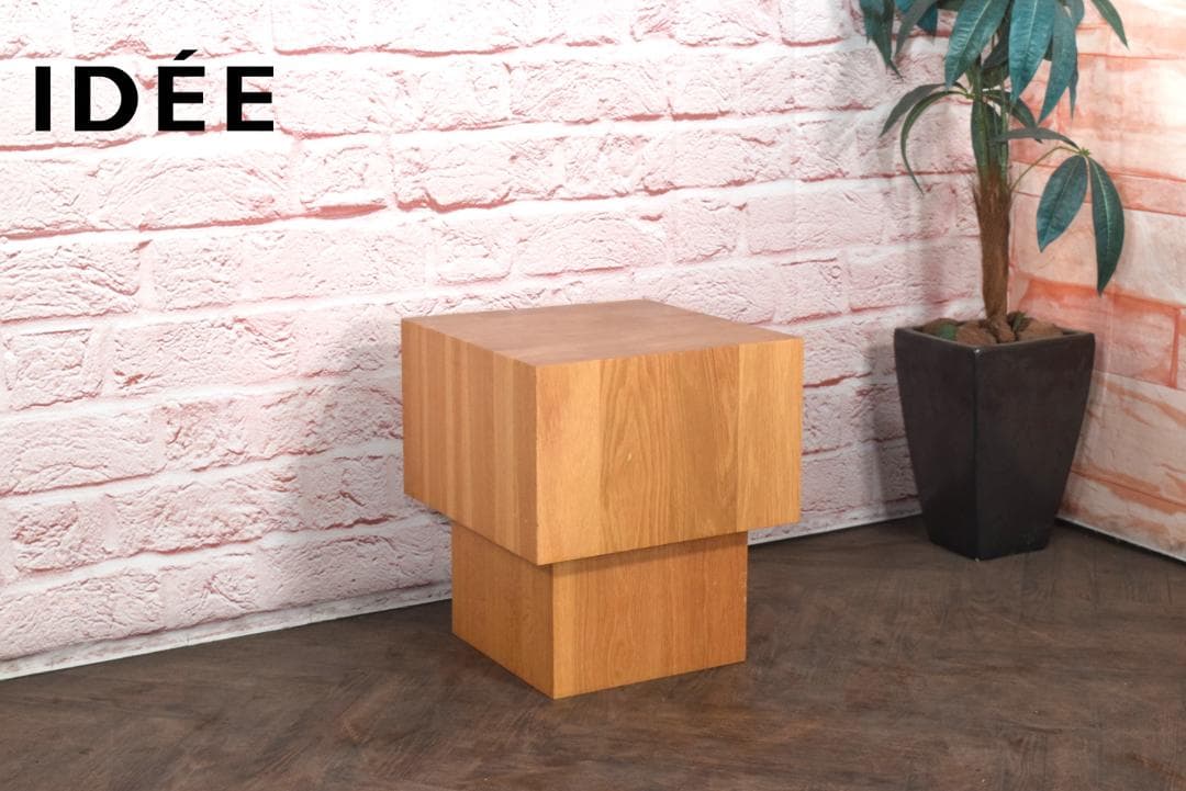 専用IDEE/イデー チェス サイド テーブル スクエアa ホワイトオーク