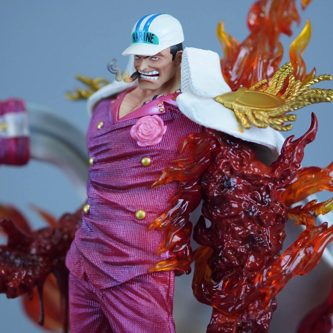 ワンピース　海軍大将　赤犬（赤）　34cm　ガレージキット　フィギュア　海外限定