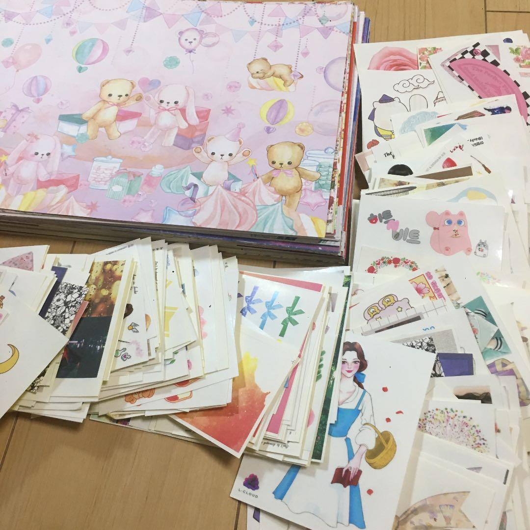 【B】 大容量　海外　A4ペーパー　ステッカー　セット